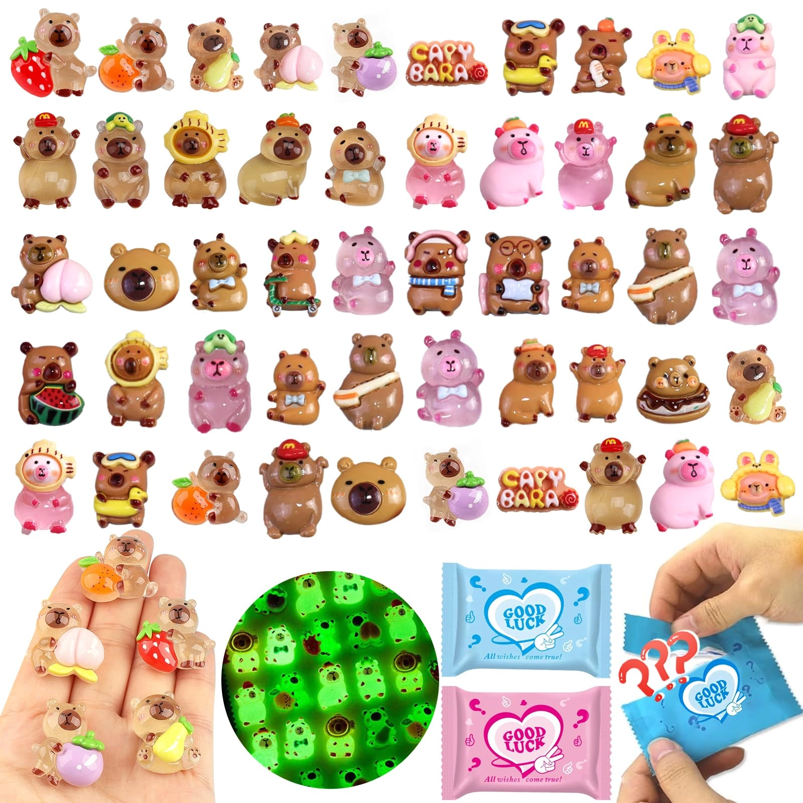 CIYOJA Mini Capybara - 50 Count 36 months