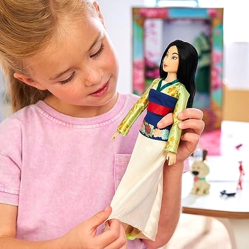 Mulan Story Doll - 11 Inches Includes Mushu & Little Brother Ages 3+