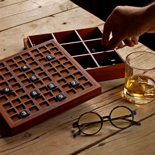 Deluxe Wooden Sudoku Puzzle - 81 Numbered Tiles X-Large