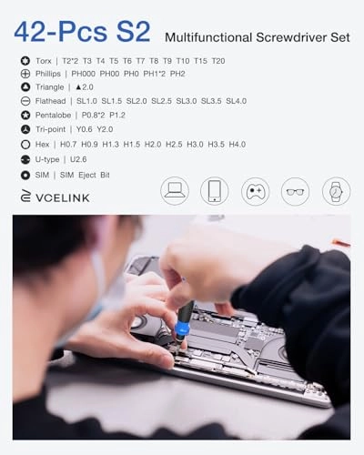 Magnetic Multi-Bit Screwdriver Set (45 Pcs)