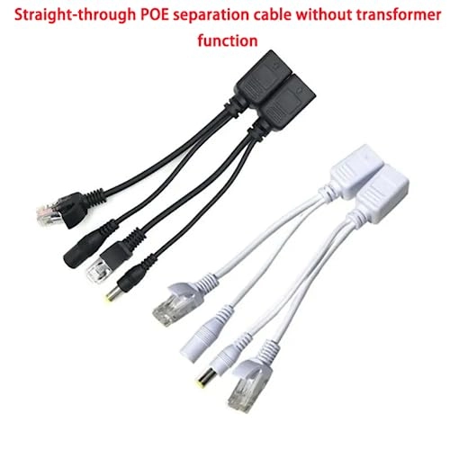 PoE Injector - 12V 1A + PoE Splitter