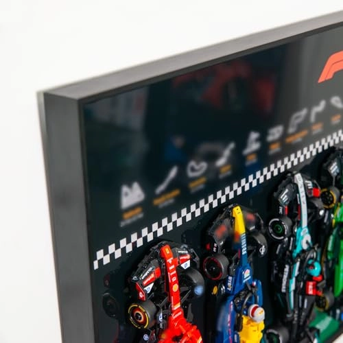 Display Wallboard - aluminum non-yellowing acrylic for LEGO Speed Champions 77242-77251