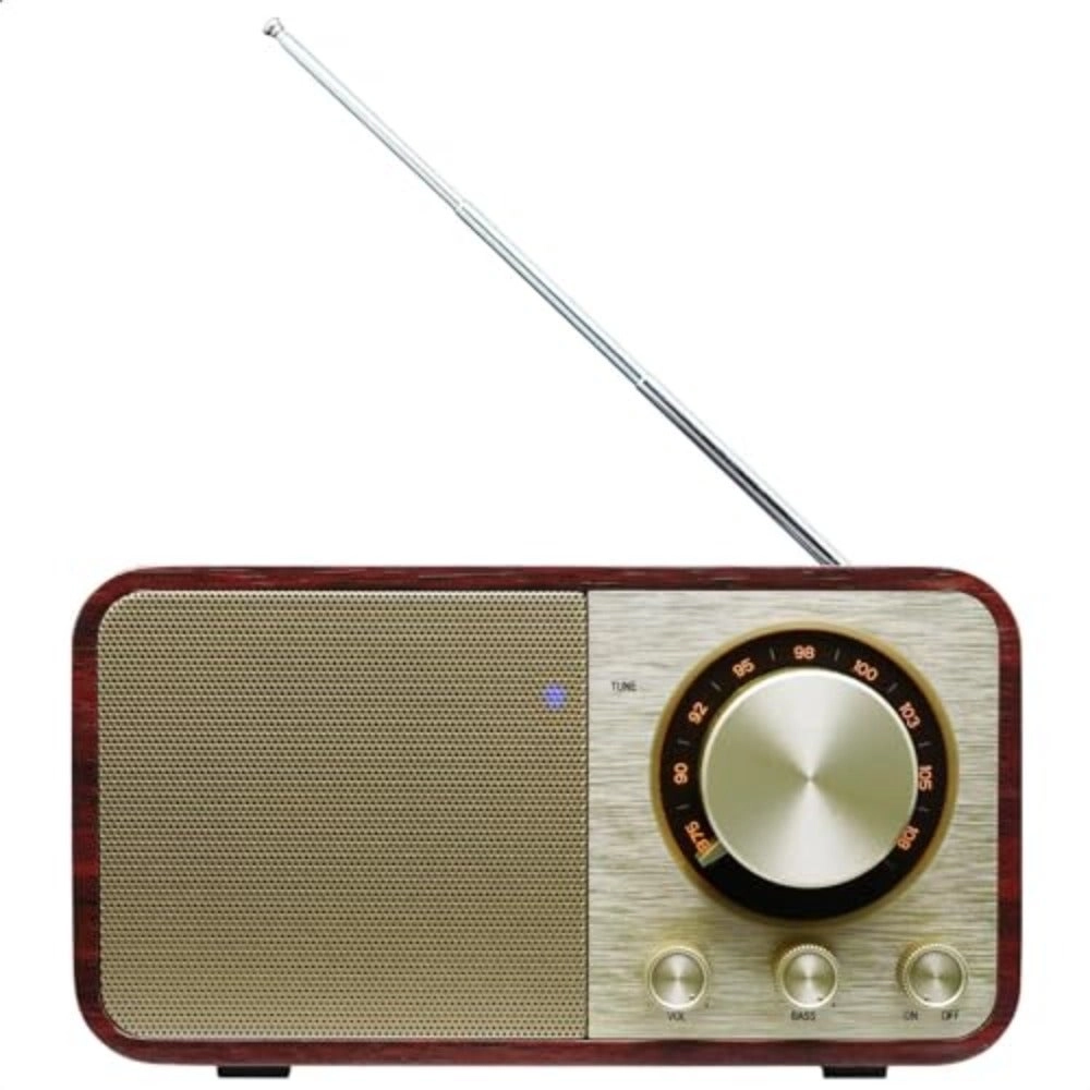 Generic FM Radio with Bluetooth Retro Speaker