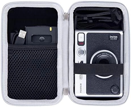 khanka Hard Travel Case for Fujifilm Instax Mini Evo - 6. 6 x 3. 5 x 2. 7 inches EVA hard shell