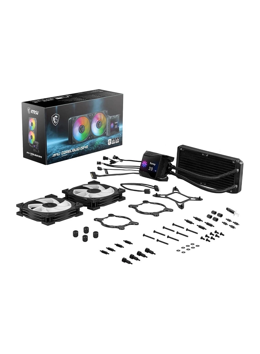 MPG CORELIQUID D240 - 2 fan(s)