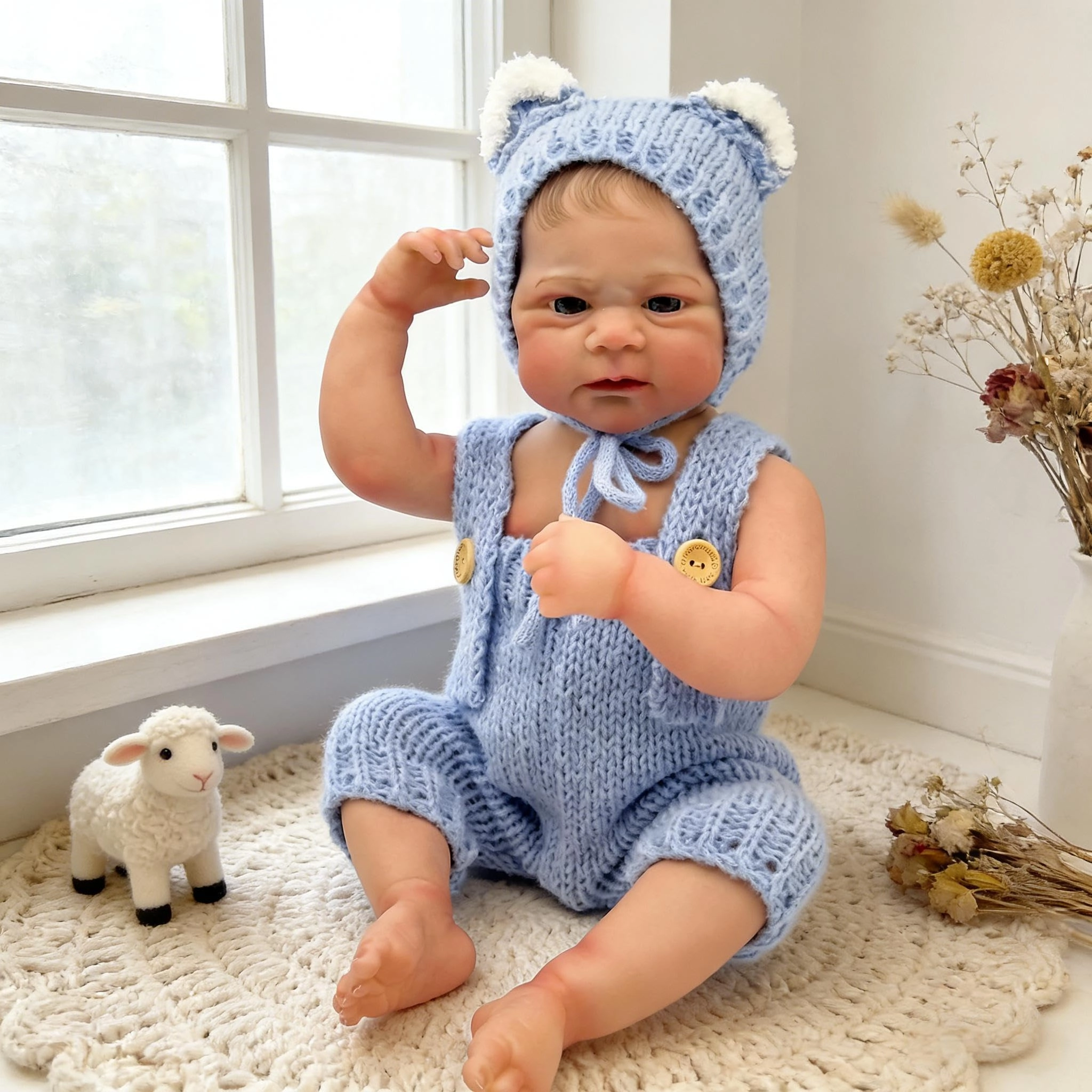 Elijah Reborn Baby Doll - 17 inch Vinyl Ages 3+