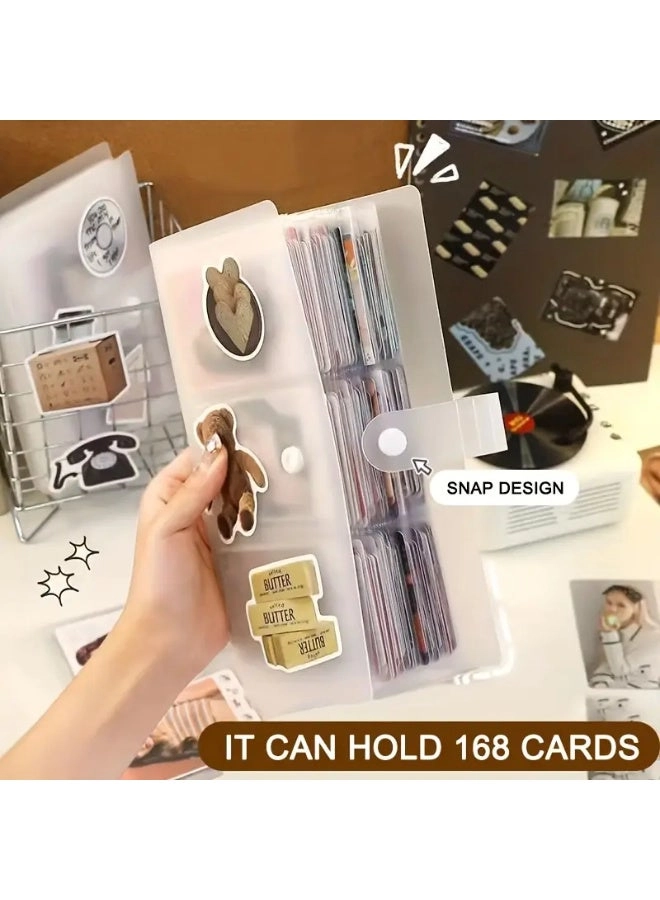 3" 168 Pockets Plastic Cover Photo Album
