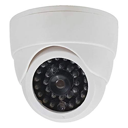 Dummy Security Dome Camera - LED Light White
