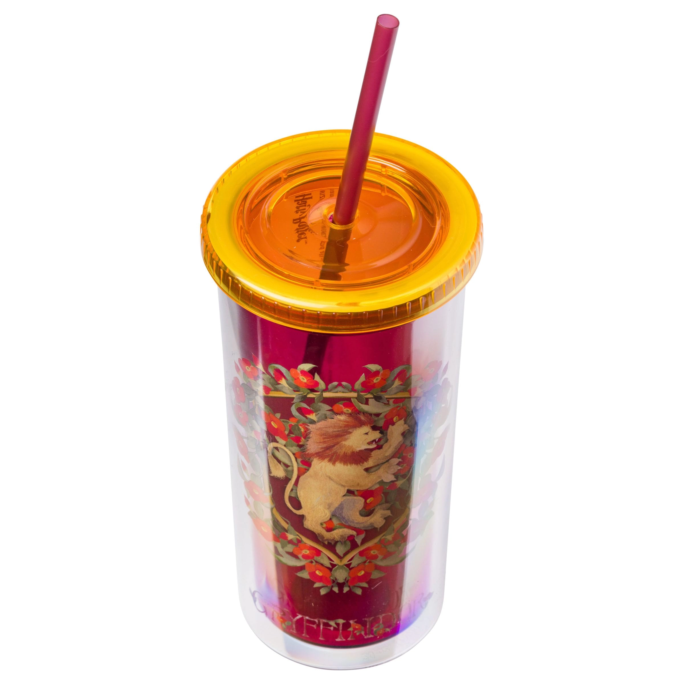 Harry Potter Gryffindor Hogwarts Crest Plastic Tall Cold Cup - 1 pcs