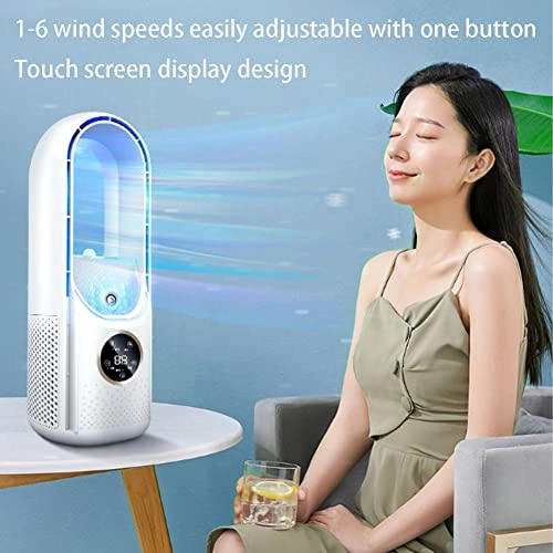 Leafless Cooling Fan - USB Humidifier 6 Speeds
