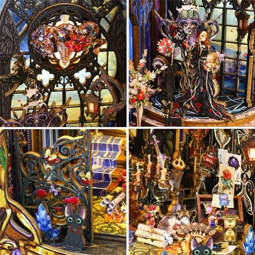Book Nook Miniature Kit - Law of The Night 1:12