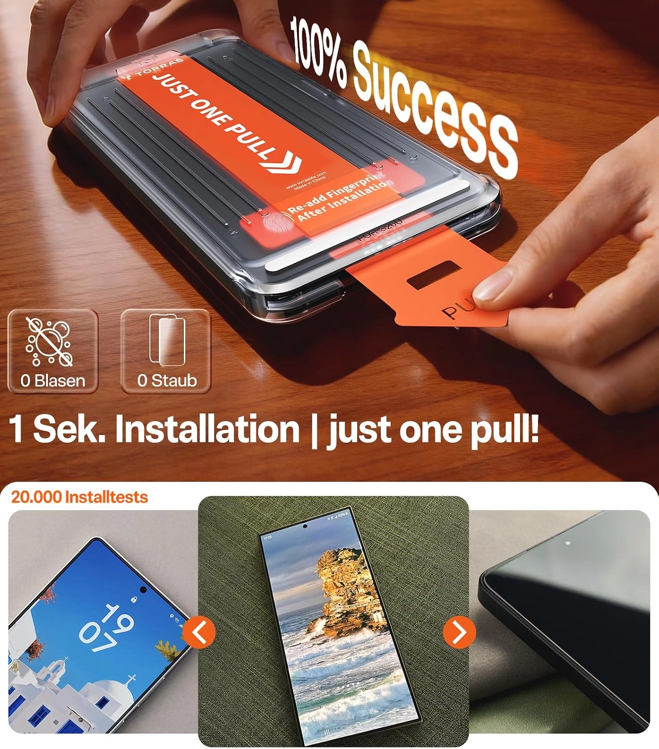 Torras Install Master Screen Protector - Samsung Galaxy S26 Ultra