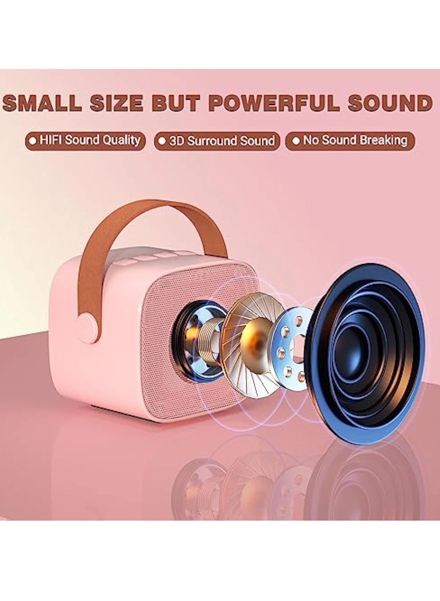 Arabest Mini Karaoke Machine - 3-12 years+