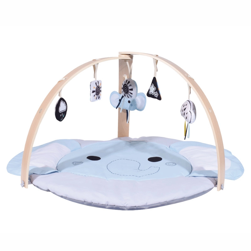 Nyra Wooden Activity Play Gym - Elephant 0 month