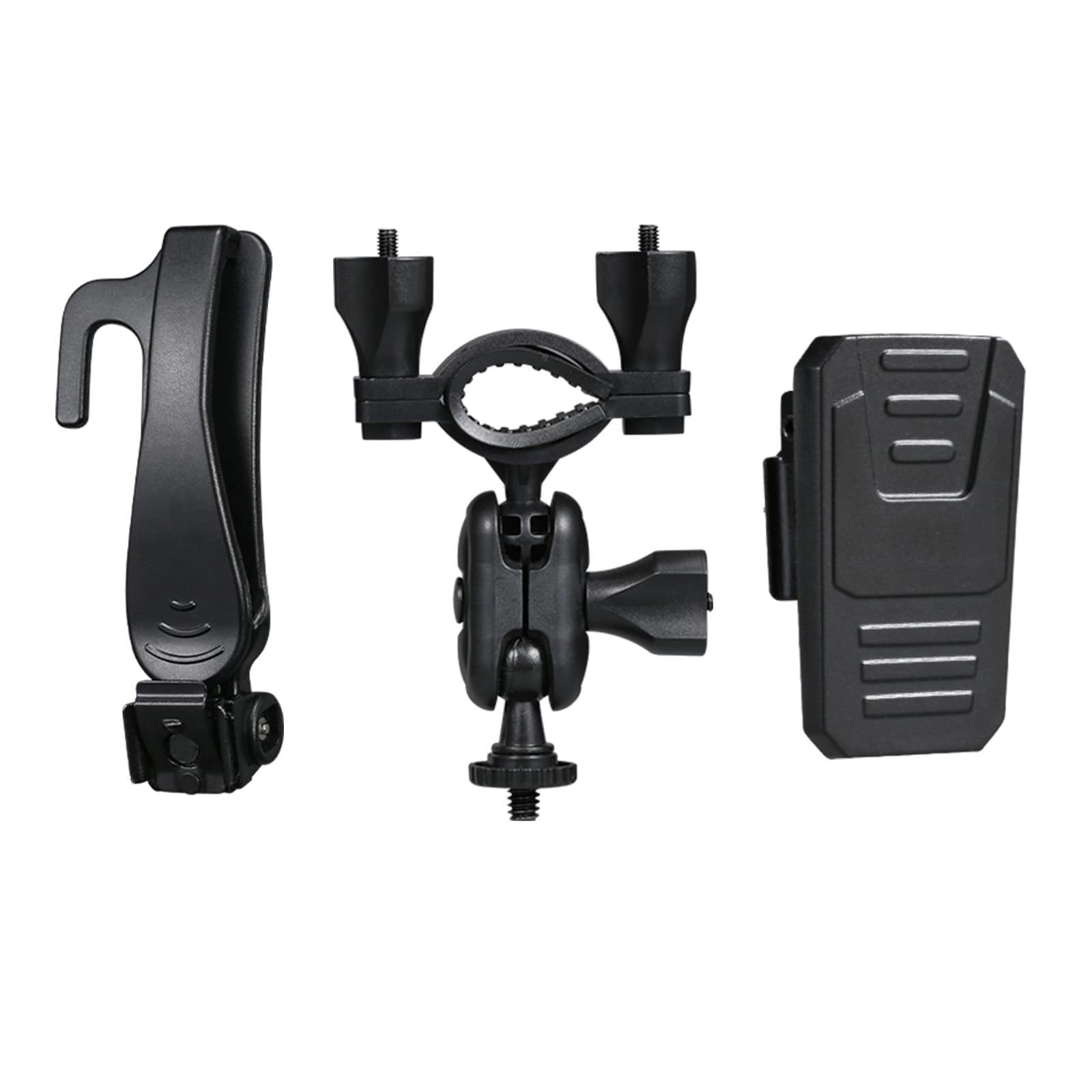 Hoestr A39 Body Camera Accessory Clips - Short Long Bicycle Rotatable