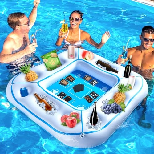 Floating Pool Games Table - Large Pool Game Table Set