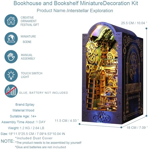 DIY Book Nook Kit - Interstellar Exploration