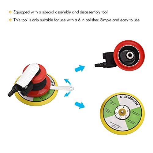 Car Buffer Polisher - 150mm Pneumatic Sander