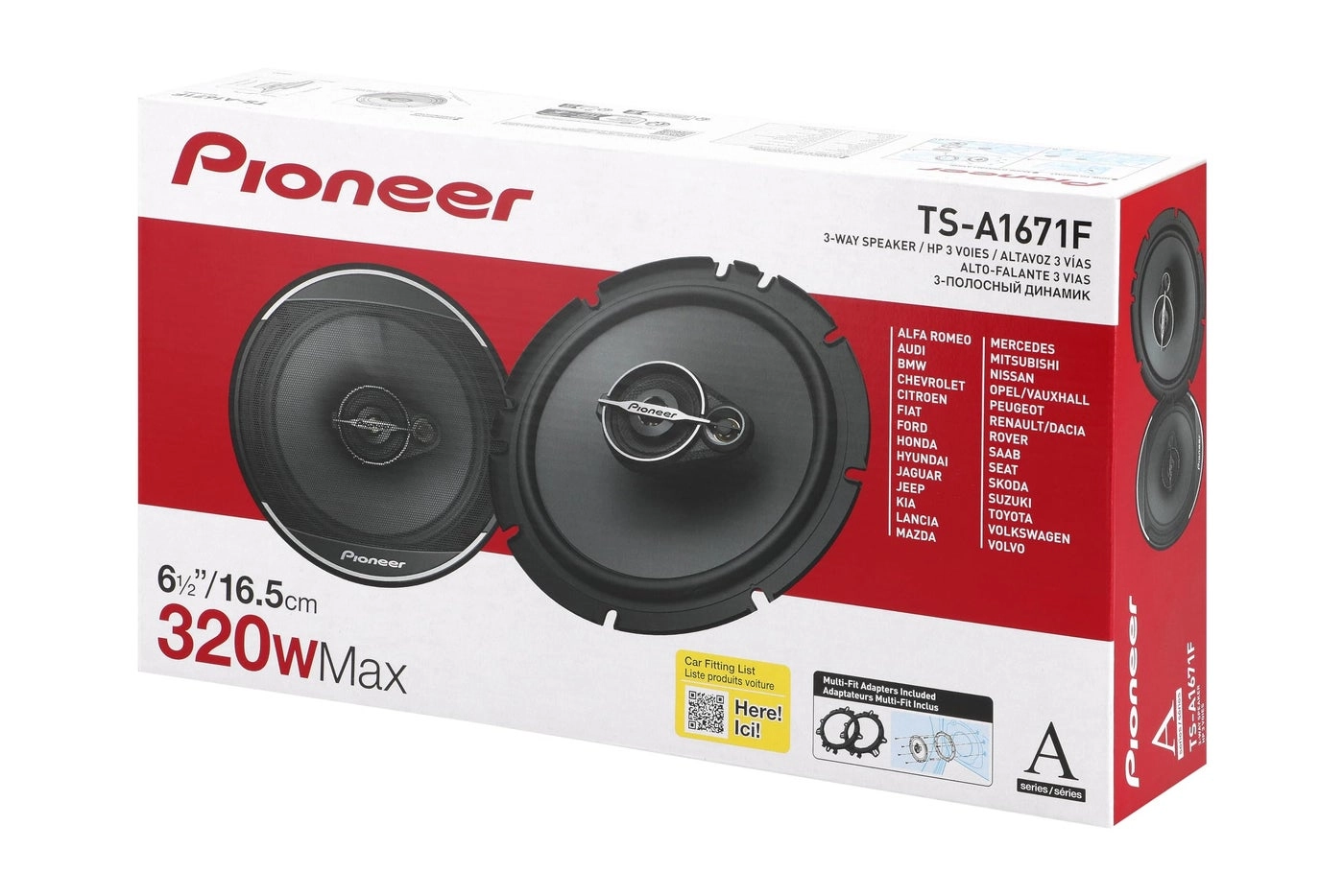 TS-A1678S - 6.5" 3-Way