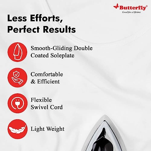 Lynx Dry Iron - 750W Stainless Steel