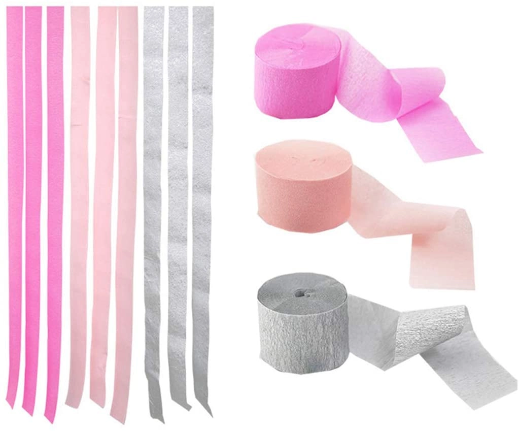 Crepe Paper Streamer - 3 Rolls Birthday