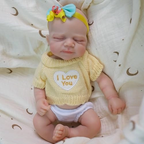 Reborn Baby Dolls - 12 inch Silicone Girl Ages 3+