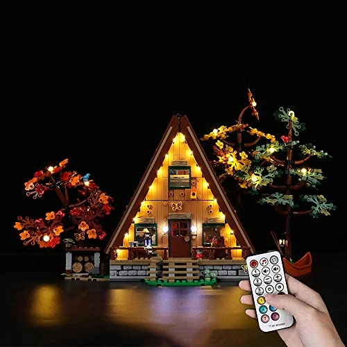 LED Light Kit for 21338 A-Frame Cabin - Compatible with Lego 21338