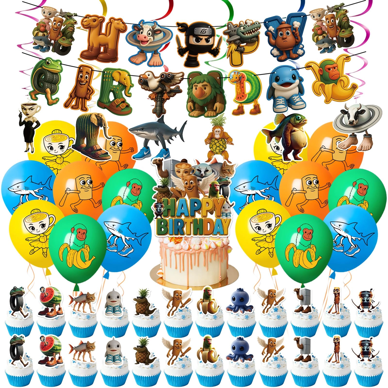 Birthday Party Decorations - 44PCS