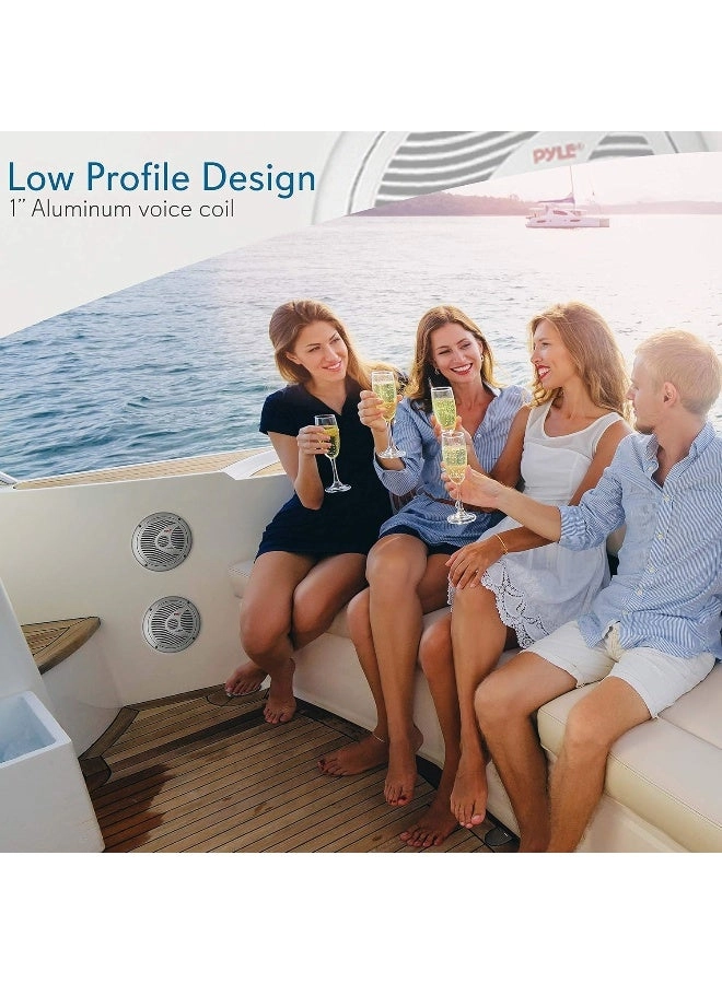 Dual Marine Speakers - 6.5 Inch 120 Watt