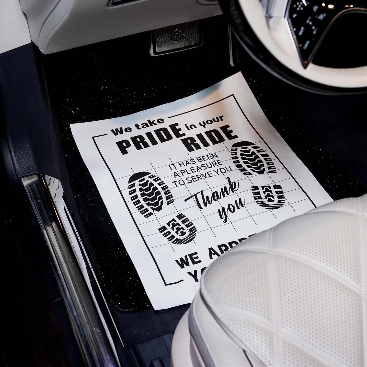 Paper Floor Mats - 100pcs 20" x 16"