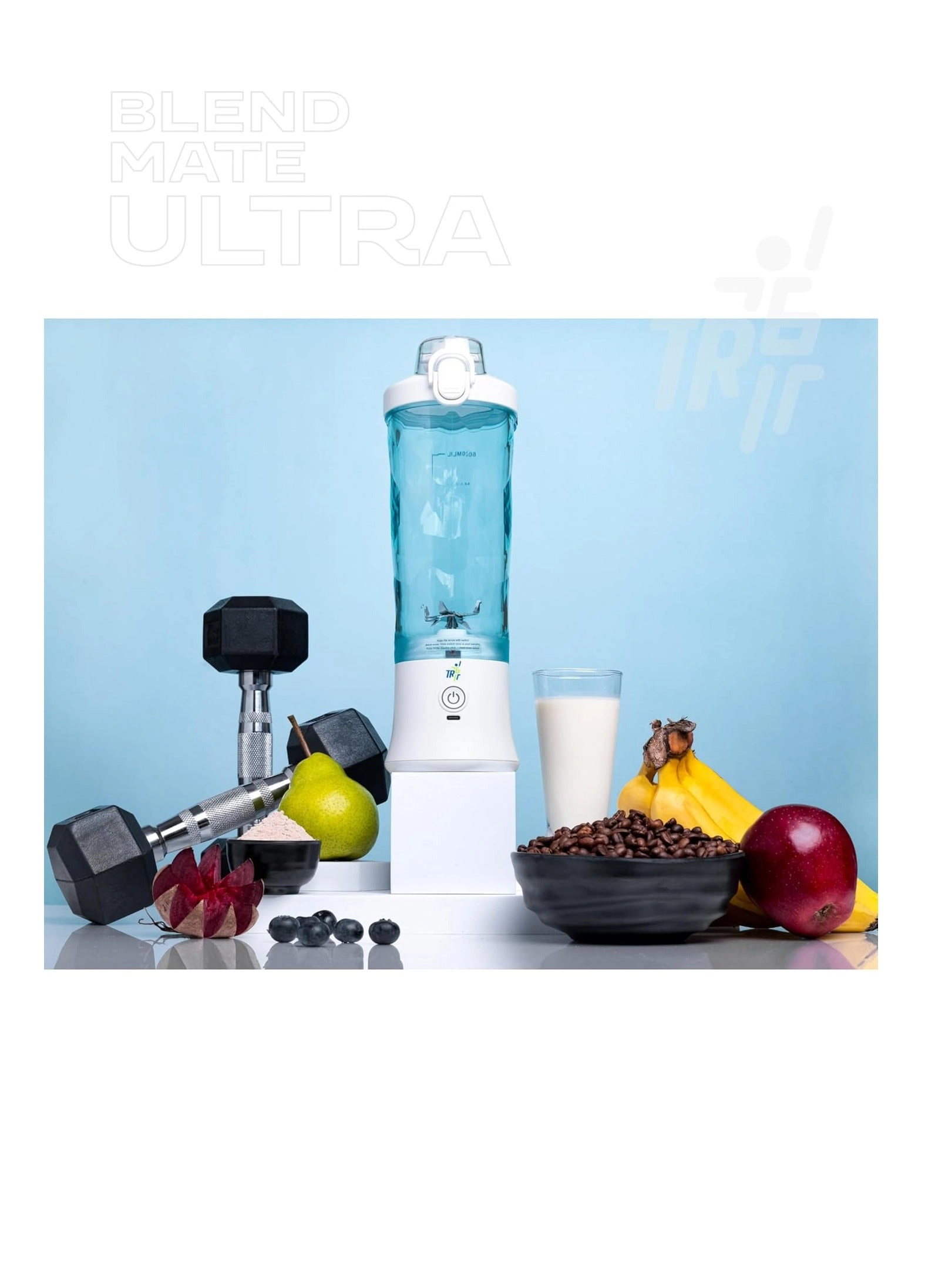 Blendmate Ultra - Portable, Waterproof, USB-C Charging