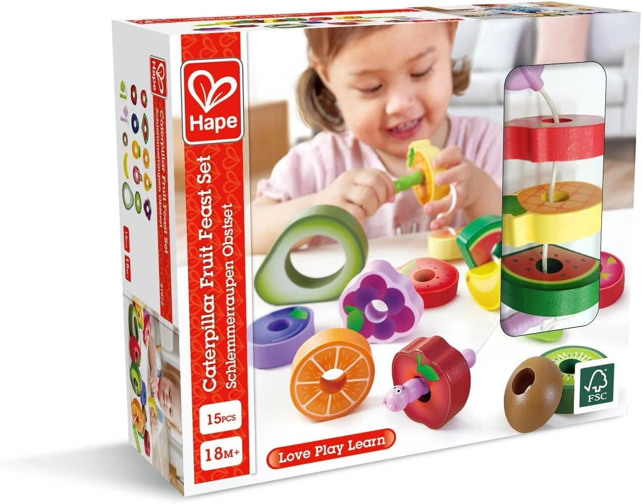 Caterpillar Fruit Feast Set - 18 Months 13 pieces