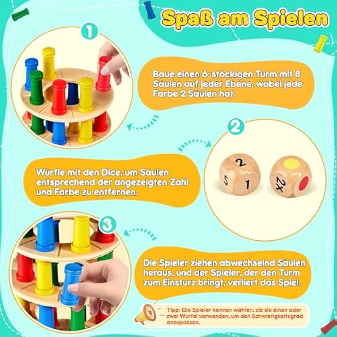 Wooden Board Game - 4 - 18 years 48 pieces