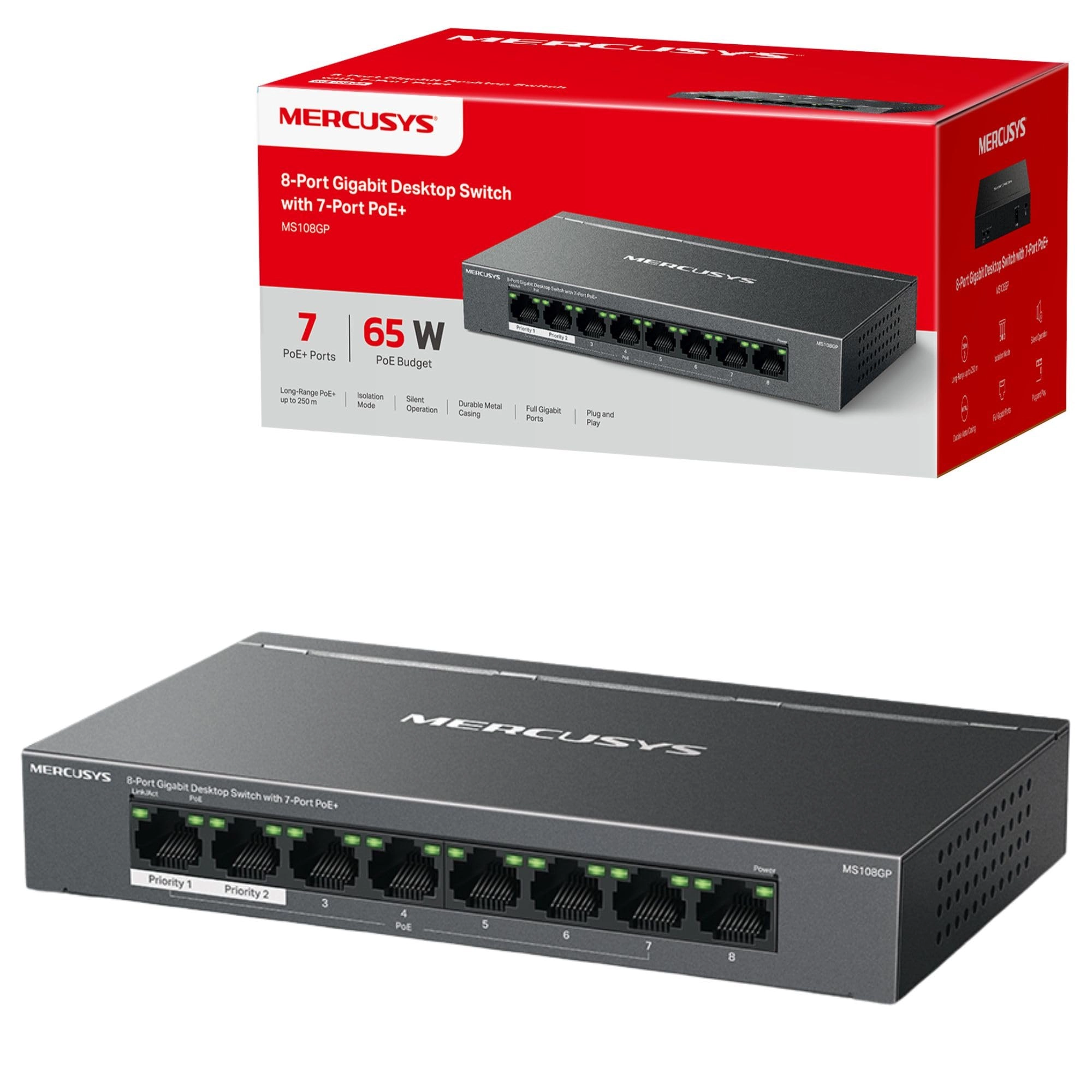TP-Link MS108GP 8-ports