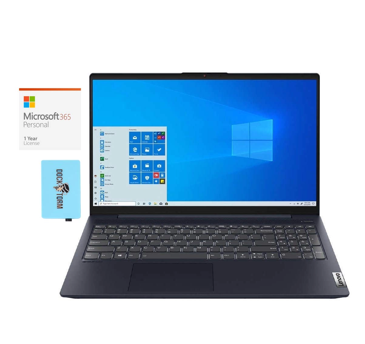 IdeaPad 5 82FG0002US - 15.6'' i7-1165G7 12GB DDR4 512GB SSD + 365 Personal - MC365 + Dockztorm USB Hub