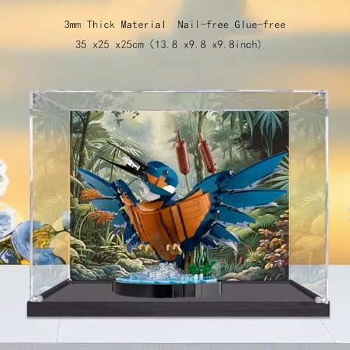 Acrylic dustproof box - Transparent 35x25x25cm