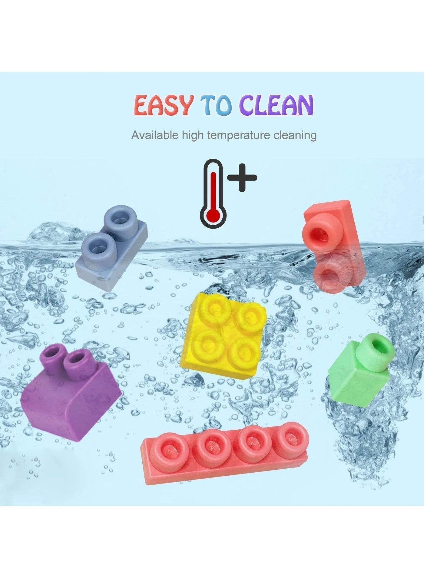 Soft Building Block Sets - 50 pcs