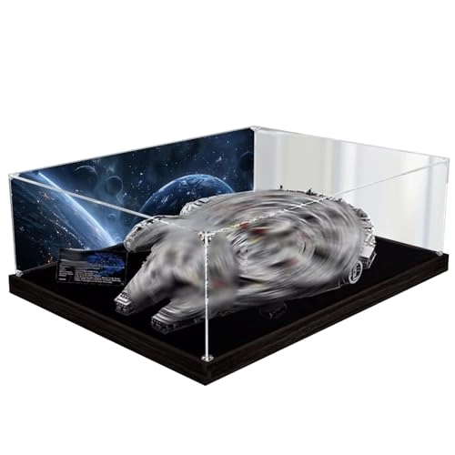 Acrylic Display Case - 85 x 65 x 25 cm 3mm Acrylic Black Base