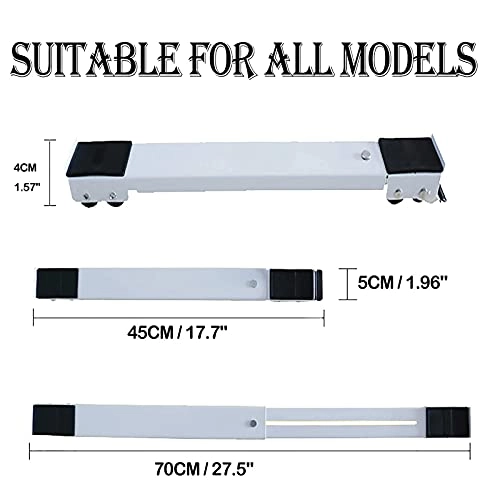 Washing Machine Stand - Adjustable 24 Wheels Non-Slip