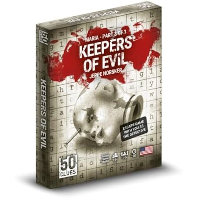 rayihni 50 CLUES: KEEPERS OF EVIL - Escape Room Style Game