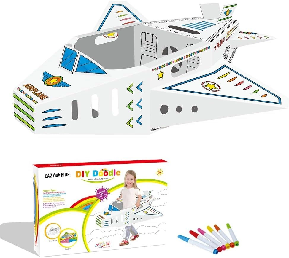 SAMBOX DIY Doodle Colouring Kit - 6 Sketch Pens