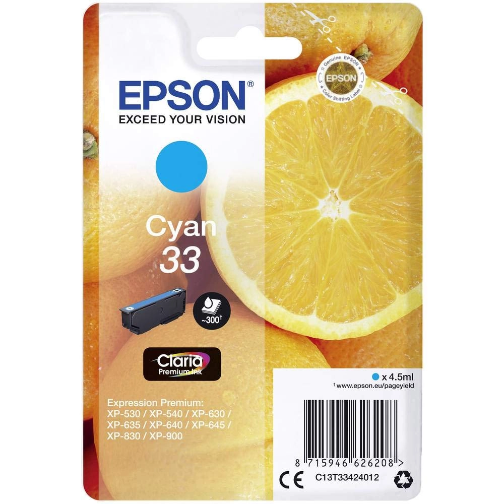 Epson 33 - Standard Yield Cyan