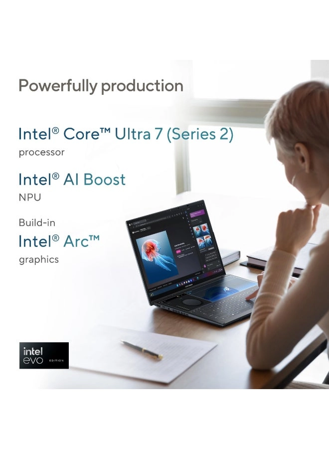 Zenbook DUO UX8406CA - 14'' Core Ultra 7 255H 32GB DDR5 1TB SSD