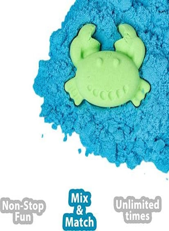 Crazy Sand - 1 kg Play Set Big Bucket and Moulds