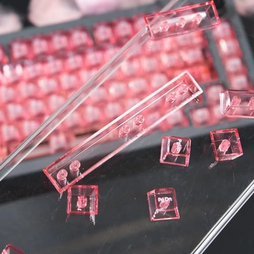 Green Crystal Transparent Key Cap Set - Wireless