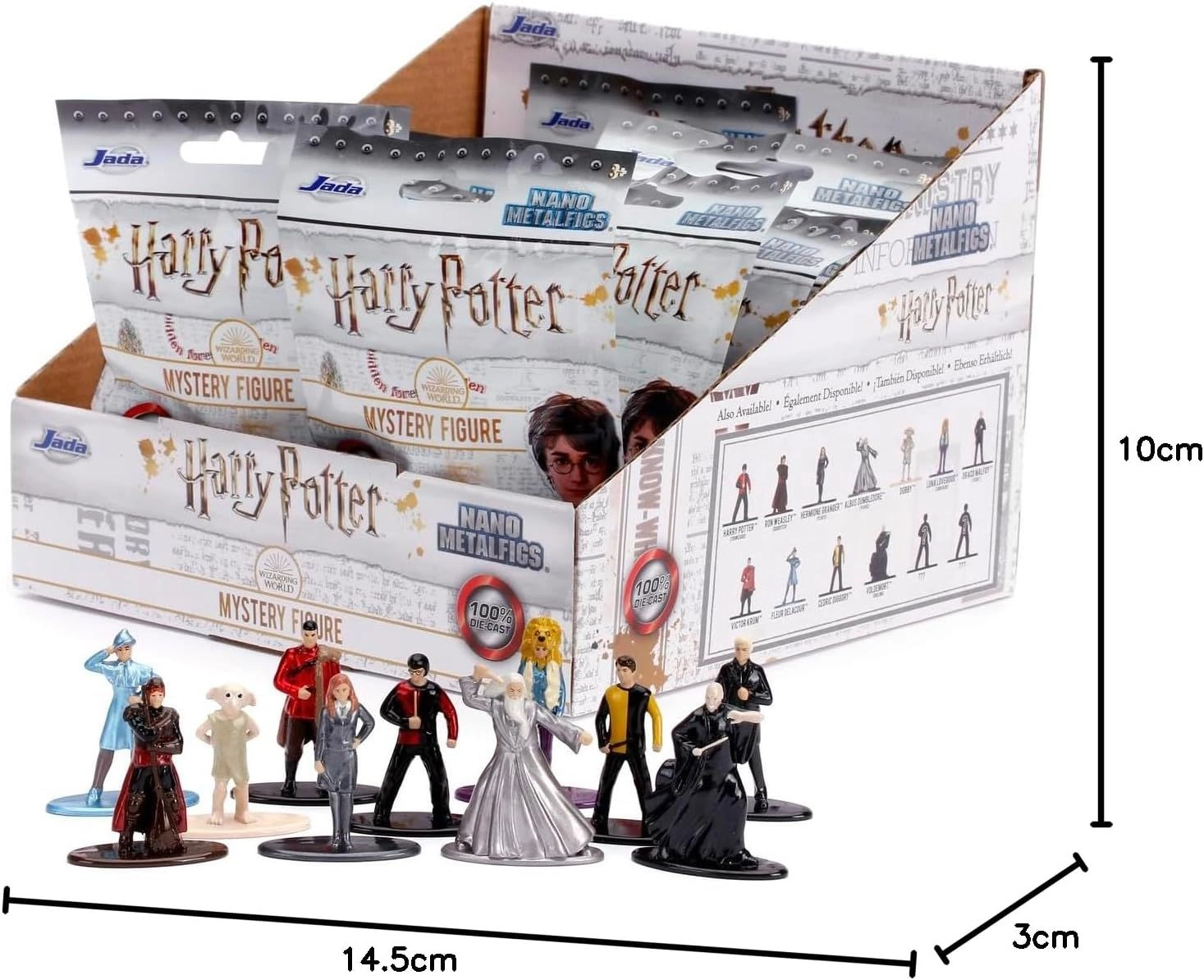 Harry Potter Blind Pack Display Nanofigs - 4 cm (sim-253181001)