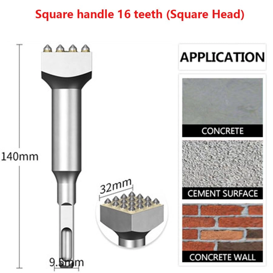 Flower Hammer - Hexagonal 16 12 Teeth