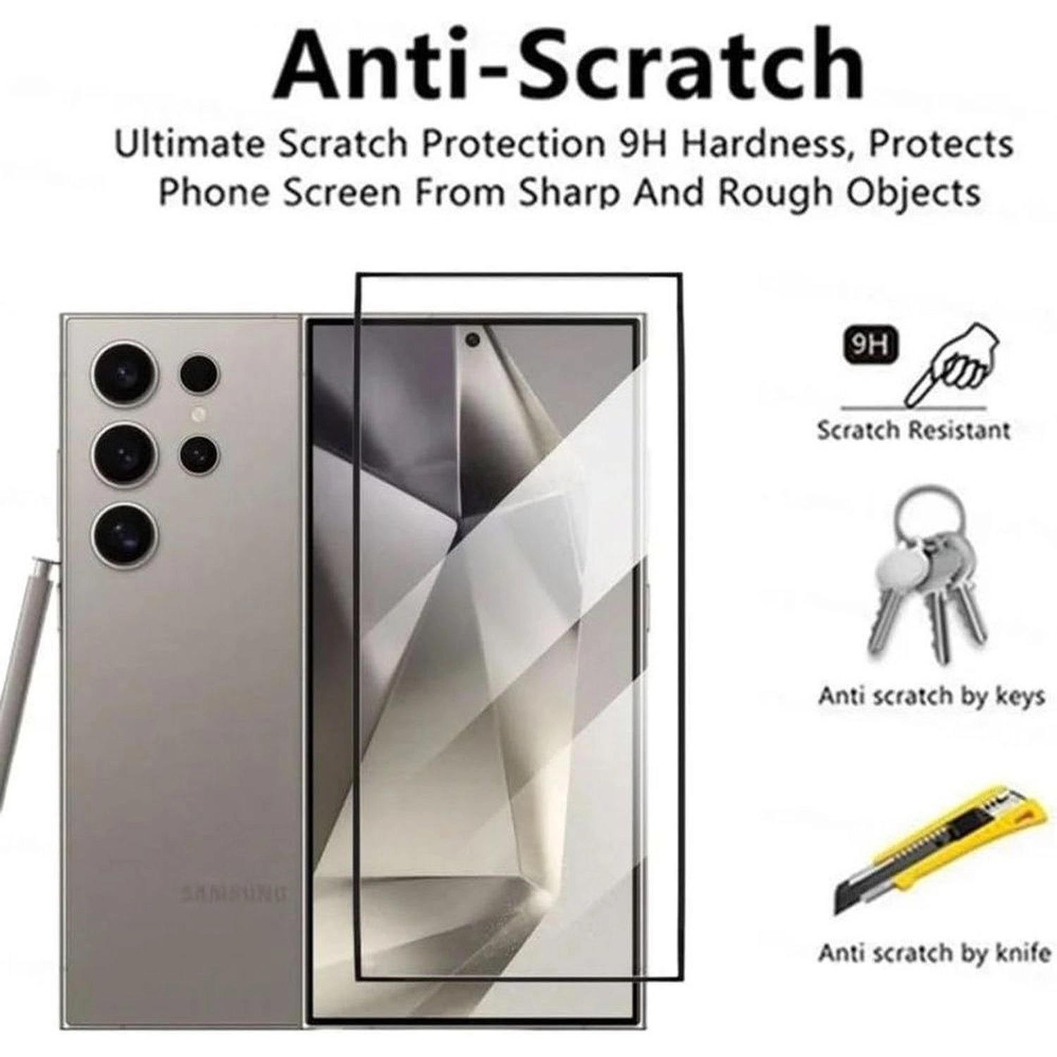 Clear Screen Protector for Samsung Galaxy S24 Ultra
