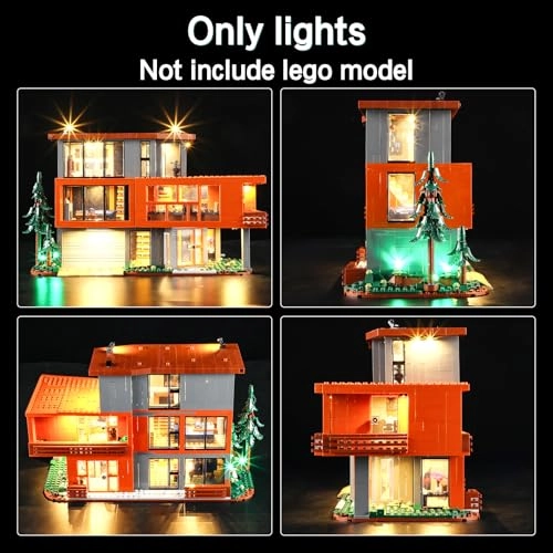 LED Light Kit - Compatible with Lego 21354 Lights Only
