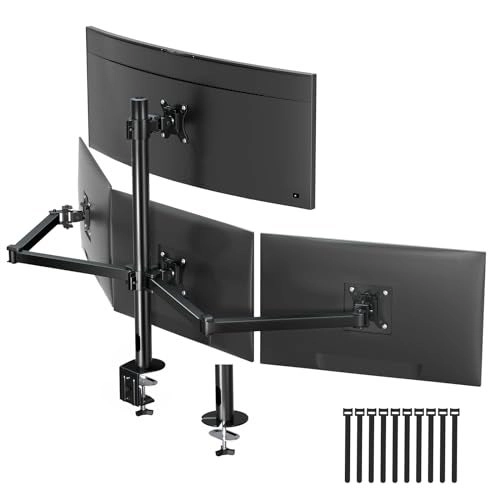 Quad Monitor Stand - 4 Screen 17 to 32 Inch